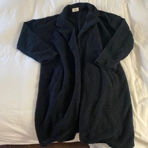 Marine Layer Black Birdseye Cardigan